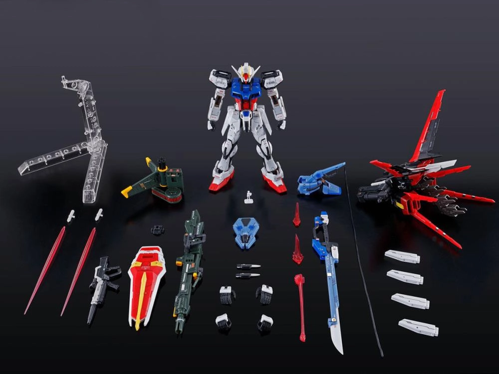 Interchangeable Part Gundam 1/144 RG GAT-X105 AQM/E-YM1 Perfect Strike Seed Model Kit Bandai Exclusive