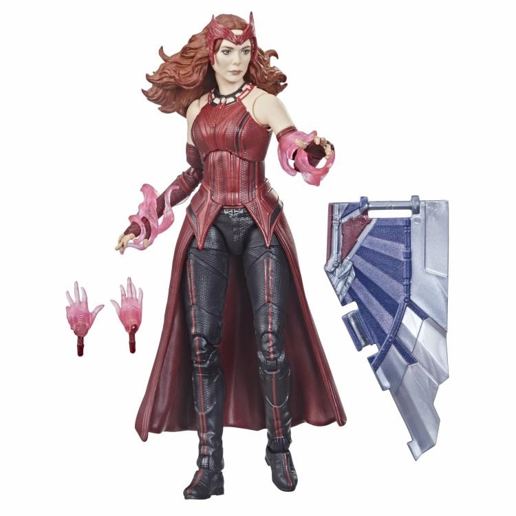 Marvel Legends Disney WandaVision Wave Scarlet Witch (Captain America Flight Gear BAF) Everyday Use