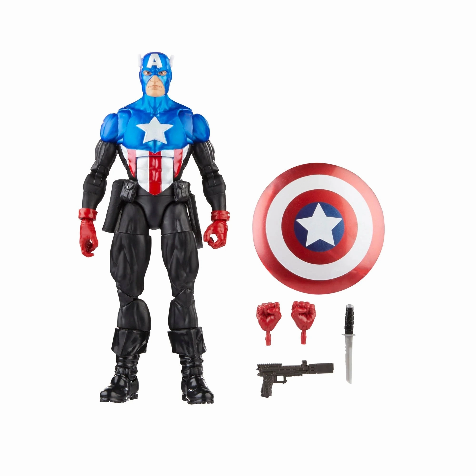 Biology Model Battle Toy Marvel Legends 60th Anniversary Avengers Beyond Earth's Mightiest Captain America (Bucky Barnes) Action Figure