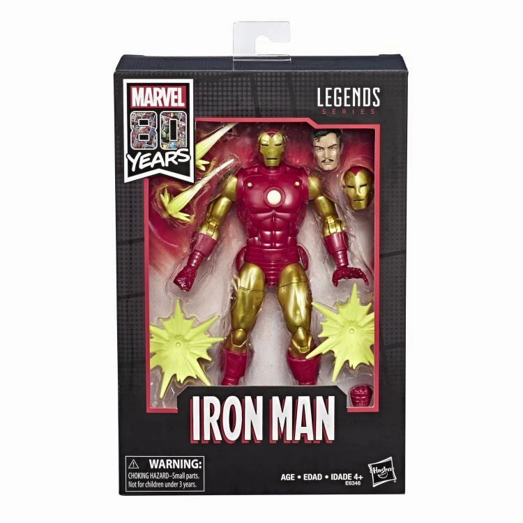 Marvel Legends 80th Anniversary: Classic Iron Man Action Figure Superhero Replica Creative Outlet