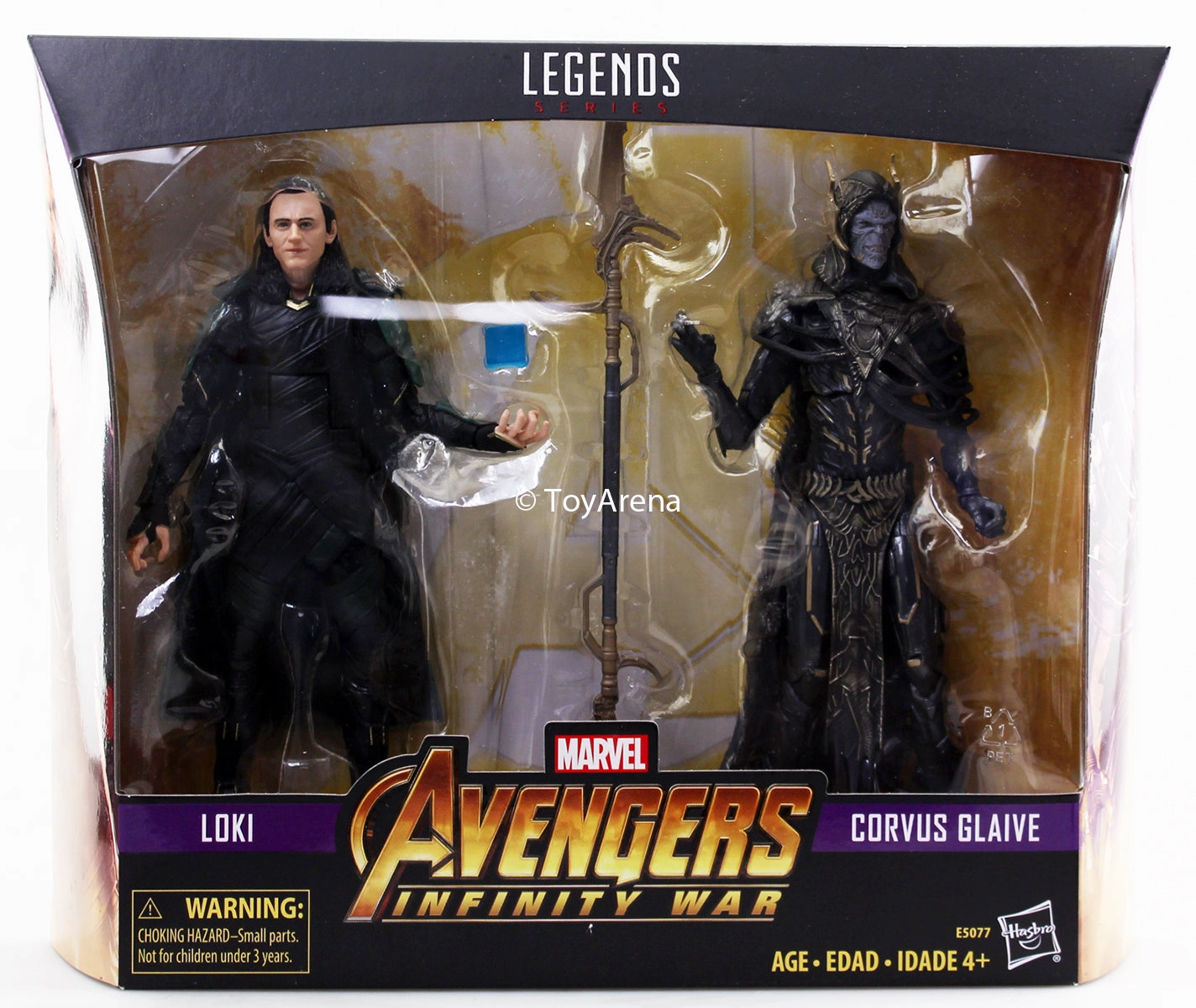 Window Sill Marvel Legends Avengers Infinity War Loki & Corvus Glaive 2 Pack Action Figure Exclusive