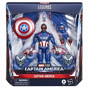 Wildlife Replica Marvel Legends Captain America Brave New World Captain America 6" Action Figure