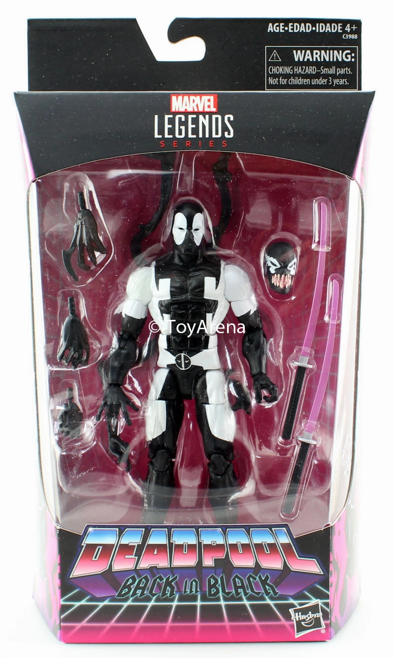 Marvel Legends Deadpool Back in Black 6" Gamestop Exclusive 2017 Judges' Choice Fantasy Figure