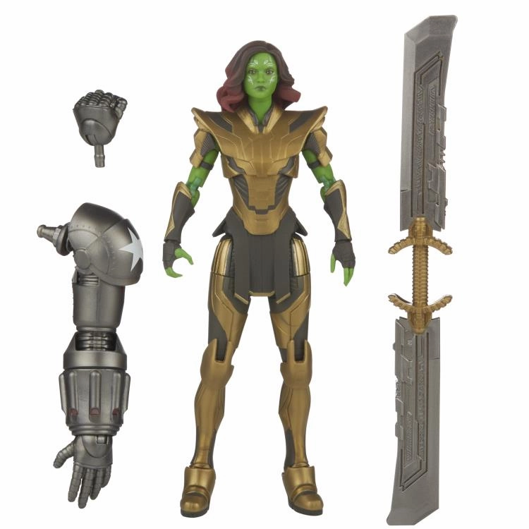 College Decor Marvel Legends Disney  Wave What IF...? Warrior Gamora (BAF Hydra Stomper) Action Figure