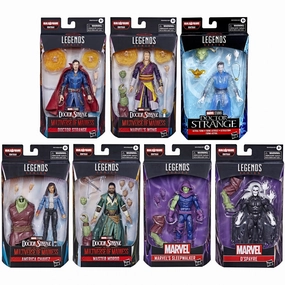 Marvel Legends Dr Strange Multiverse of Madness Wave 1 set of 7 (BAF Rintrah) Action Figures Studio Ghibli Gallery Worthy
