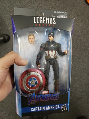Marvel Legends End Game Worthy Captain America w/ Hammer Action Figure Walmart Exclusive Painted Model