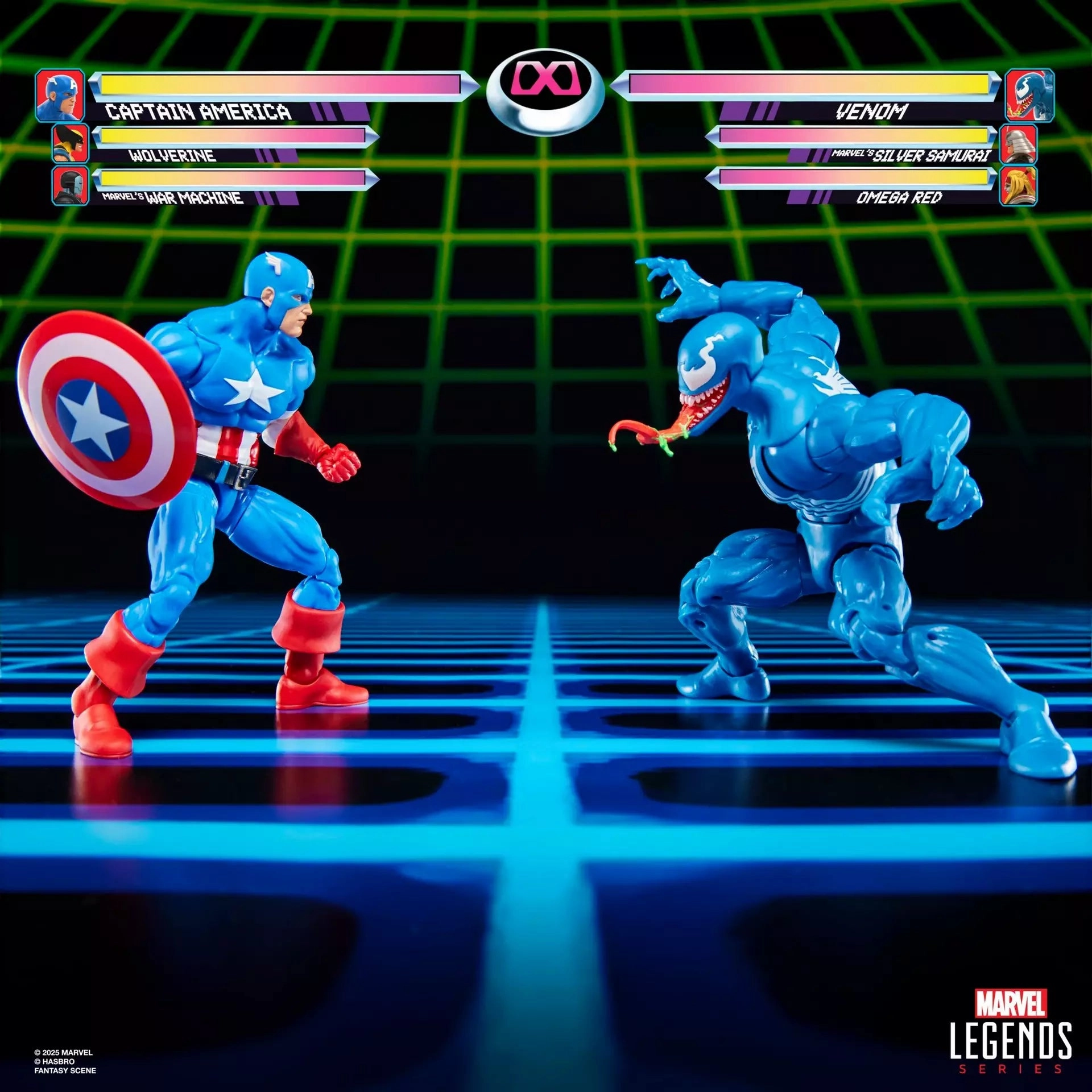 Rarity Value Marvel Legends Gamerverse Captain America vs. Venom 2 Pack Action Figure
