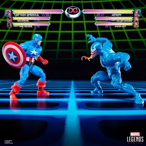 Rarity Value Marvel Legends Gamerverse Captain America vs. Venom 2 Pack Action Figure
