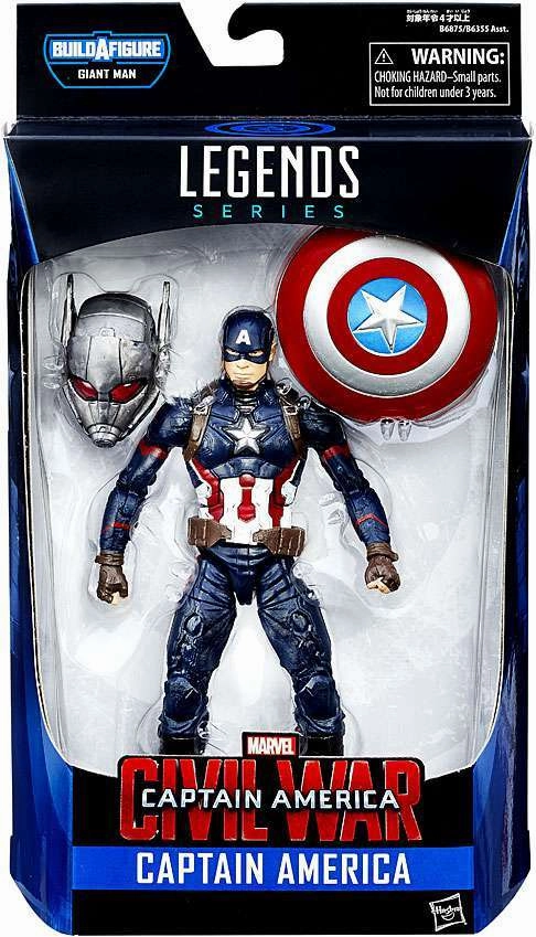 Marvel Legends Giant Man Series Captain America Action Figure Acrylic Stand Movie Model