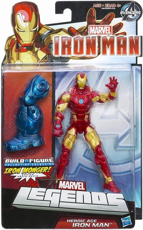 Marvel Legends Heroic Age Iron Man 6 inch (Iron Monger BAF) Action Figure Mountain Animal Convention Exclusive