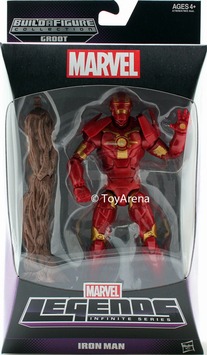 Superhero Statue Marvel Legends Infinite Series Iron Man w/ Groot BAF Guardians of the Galaxy Action Figure