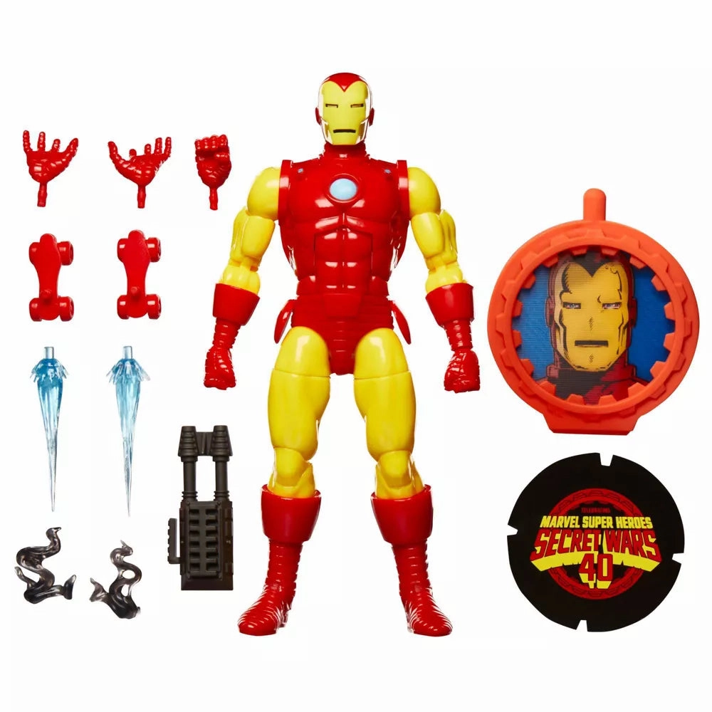 Robot Figure Artisanal Product Marvel Legends Secret War Retro Iron Man Action Figure