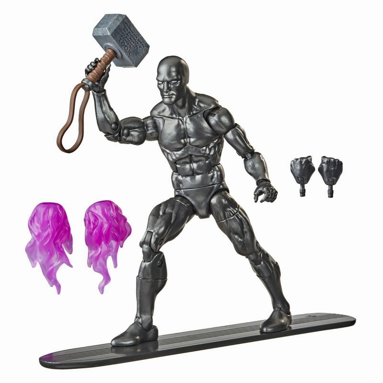 Marvel Legends Silver Surfer with Mjolnir Walgreen Exclusive Action Figure Secondary Market Showcase Piece