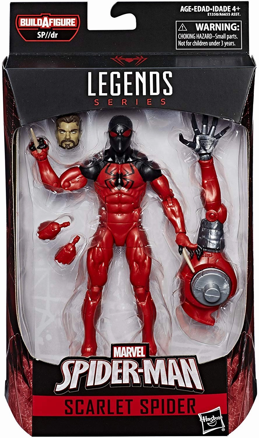 Vintage Figure Marvel Legends Spider-Man Series Scarlet Spider Sp//dr Spider BAF Wave Action Figure