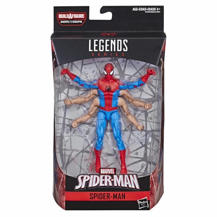 Marvel Legends Spiderman Series Six Arm Spider-Man Kingpin BAF Superhero Statue Emerging Brand