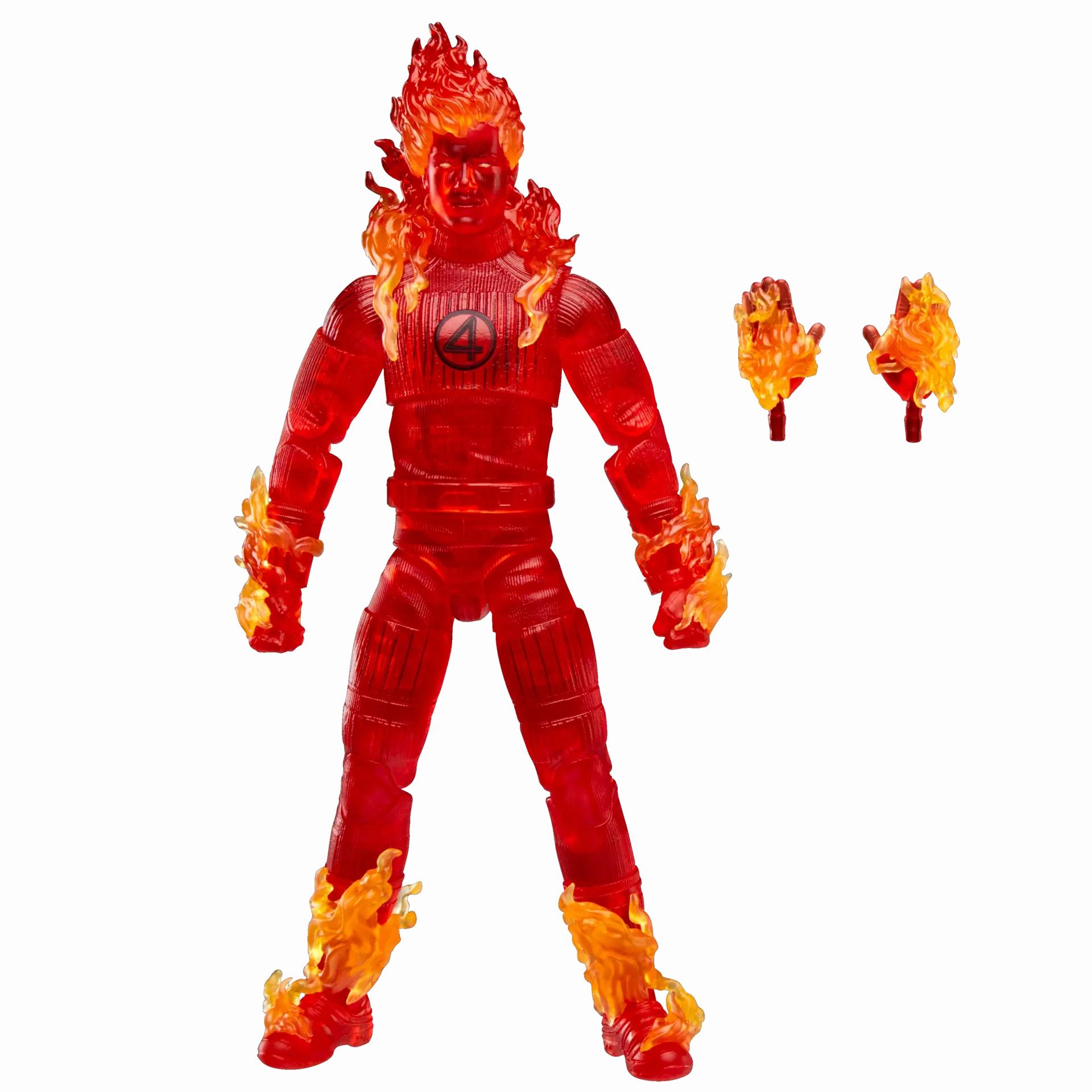 Architectural Model Marvel Legends The Fantastic Four: First Steps Human Torch Action Figure