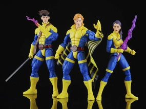 Marvel Legends The Uncanny X-Men 60th Anniversary Banshee, Gambit and Psylocke 3-Pack Action Figure Art Deco Passed Down