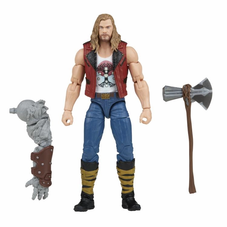 Marvel Legends Thor Love and Thunder Wave Ravager Thor (BAF Marvel's Korg) Action Figure Wholesale Price Streaming Decor