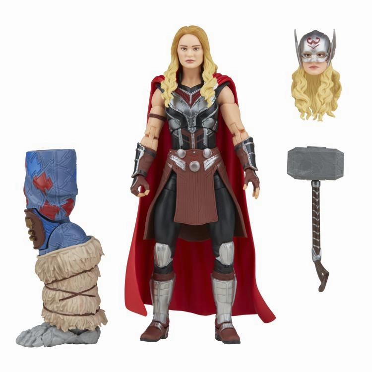 Marvel Legends Thor Love and Thunder Wave The Mighty Thor (BAF Marvel's Korg) Action Figure Chibi Style Amphibian Statue