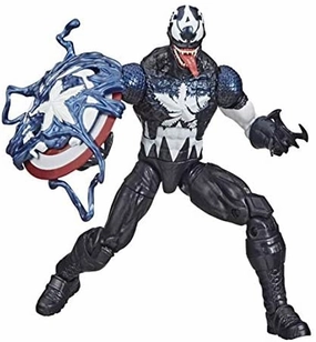 Marvel Legends Venomized Captain America Walmart Exclusive Action Figure Winter Decoration Exhibition Ready