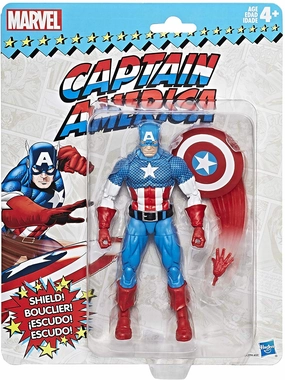 Marvel Legends Vintage Retro Series Captain America Wave 1 Action Figure Modern Icon Event Souvenir