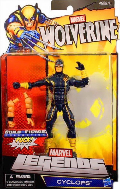 Marvel Legends Wolverine: Cyclops 6 inch (Puck BAF) Action Figure Creature Replica Series Set