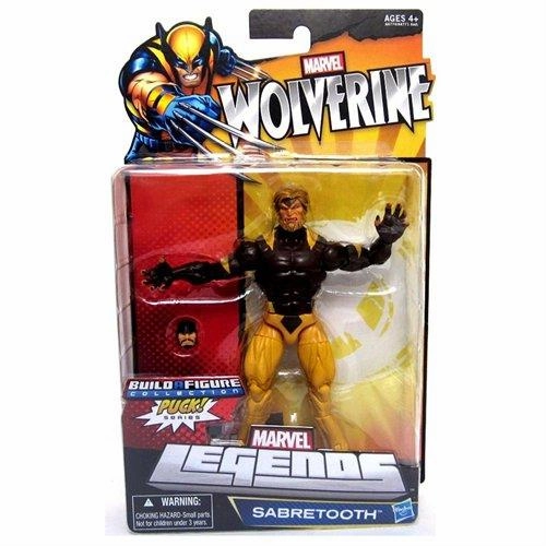 Marvel Legends Wolverine: Sabretooth 6 inch (Puck BAF) Action Figure Cultural Heritage Chibi Model
