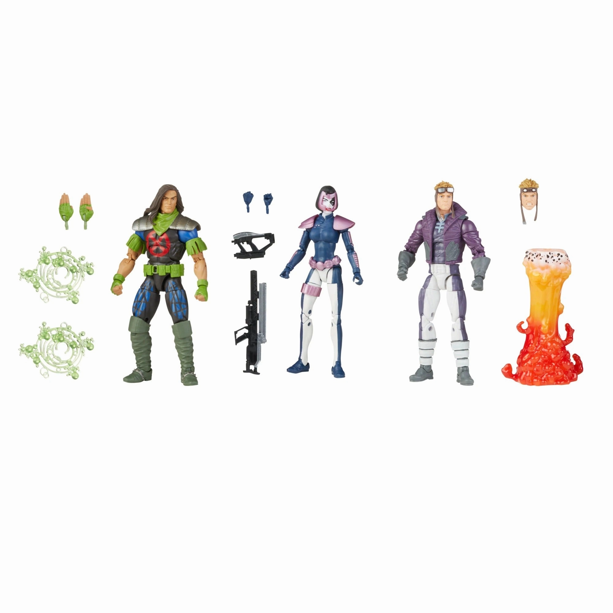 Personalized Card Marvel Legends X-Force Multipack Rictor Domino and Cannonball Action Figures