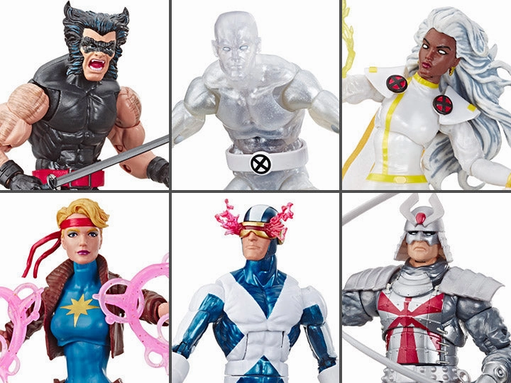Marvel Legends X-Men Retro Wave 1 set of 6 Action Figures Artisan Partnership