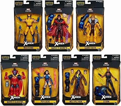 Eco Friendly Marvel Legends X-Men Wave 3 BAF Apocalypse Set of 7