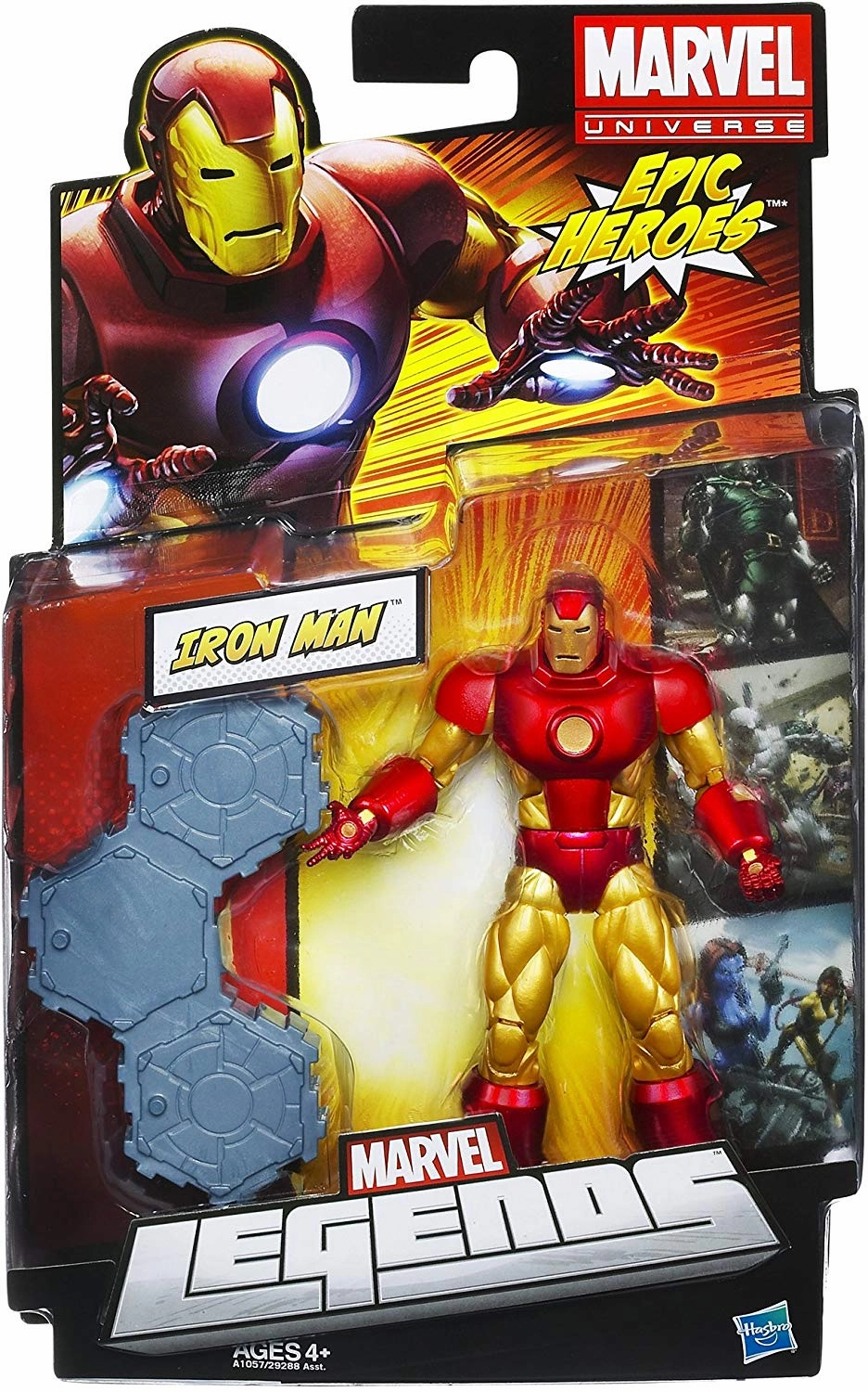 Marvel Universe Marvel Legends Heroic Iron Man 6 inch Action Figure Desktop Figure