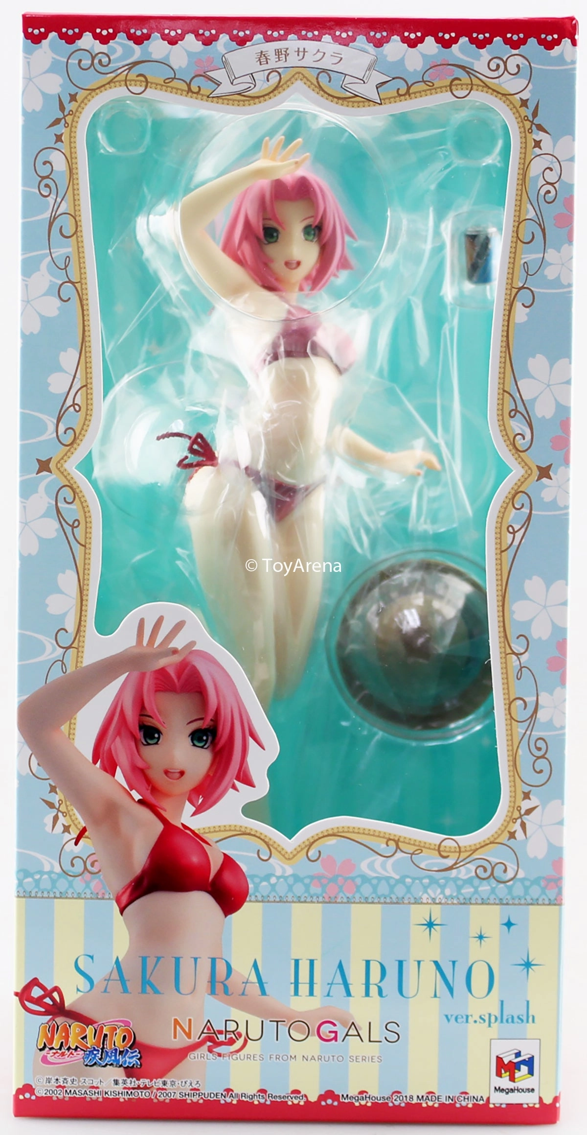 Megahouse Naruto Shippuden Gals Haruno Sakura Splash Ver. Statue Figure Recycled plastic Viking Statue