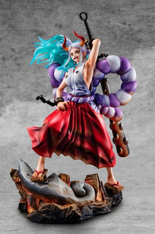 Display Hero Megahouse POP Portrait of Pirate One Piece Warrior Alliance Maximum Yamato Statue Figure