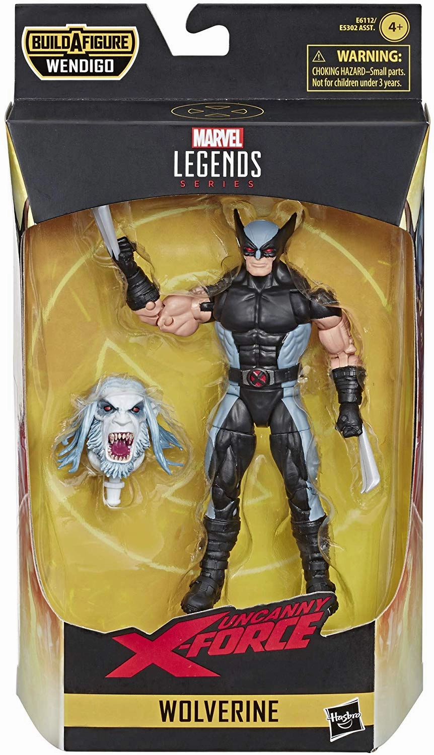 Marvel Legends X-Men X-Force Wolverine Wendigo BAF Wave Action Figure PC Game