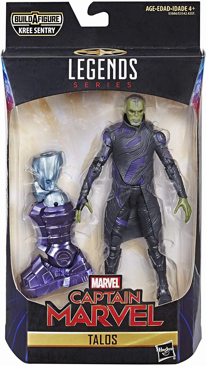Marvel Legends Captain Marvel Series Talos Kree Sentry BAF Wave Action Figure Safe For Children