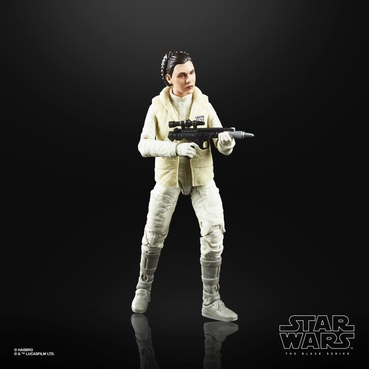 Silicone Model Collector Display Hasbro Star Wars Black Series 40th Anniversary Empire Strikes Back Princess Leia Organa (Hoth) 6 Inch Action Figure