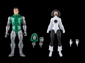 Vinyl Model Marvel Legends 60th Anniversary Avengers Beyond Earth's Mightiest Captain Marvel vs Doctor Doom Two Pack  Action Figure