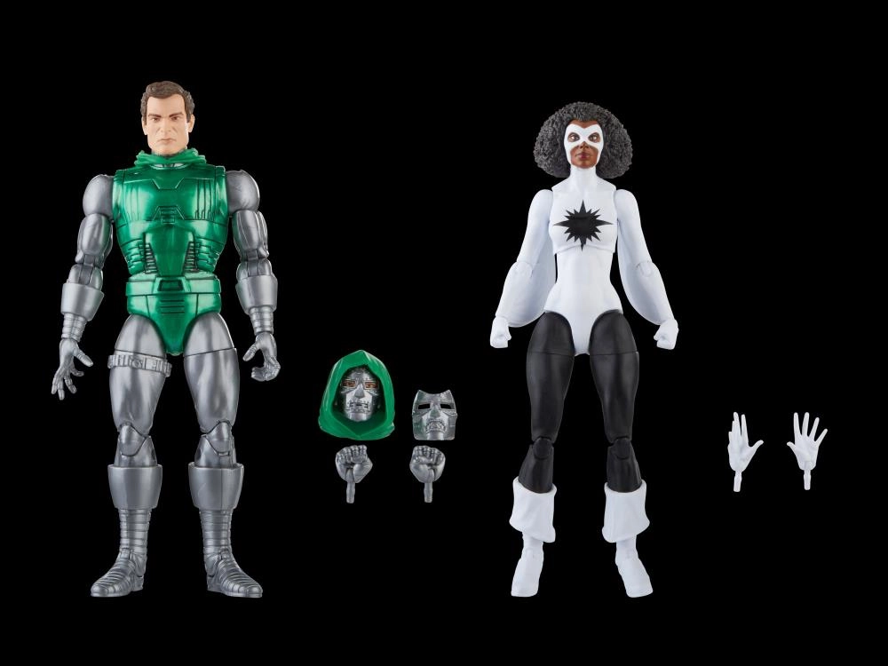 Vinyl Model Marvel Legends 60th Anniversary Avengers Beyond Earth's Mightiest Captain Marvel vs Doctor Doom Two Pack  Action Figure