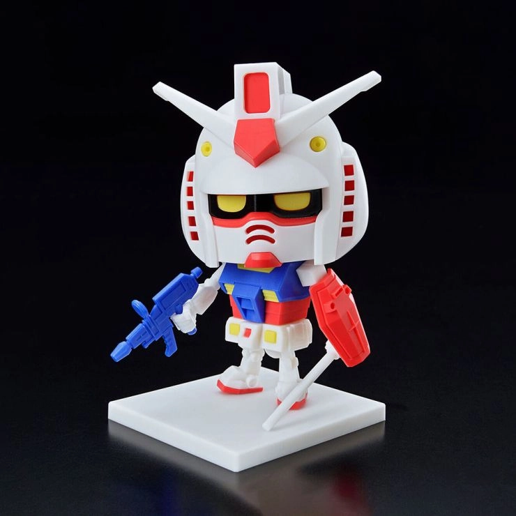 Gundam 1/1 Gunpla-Kun DX Set (With Runner Ver. Recreation Parts) Model Kit Chibi Toy