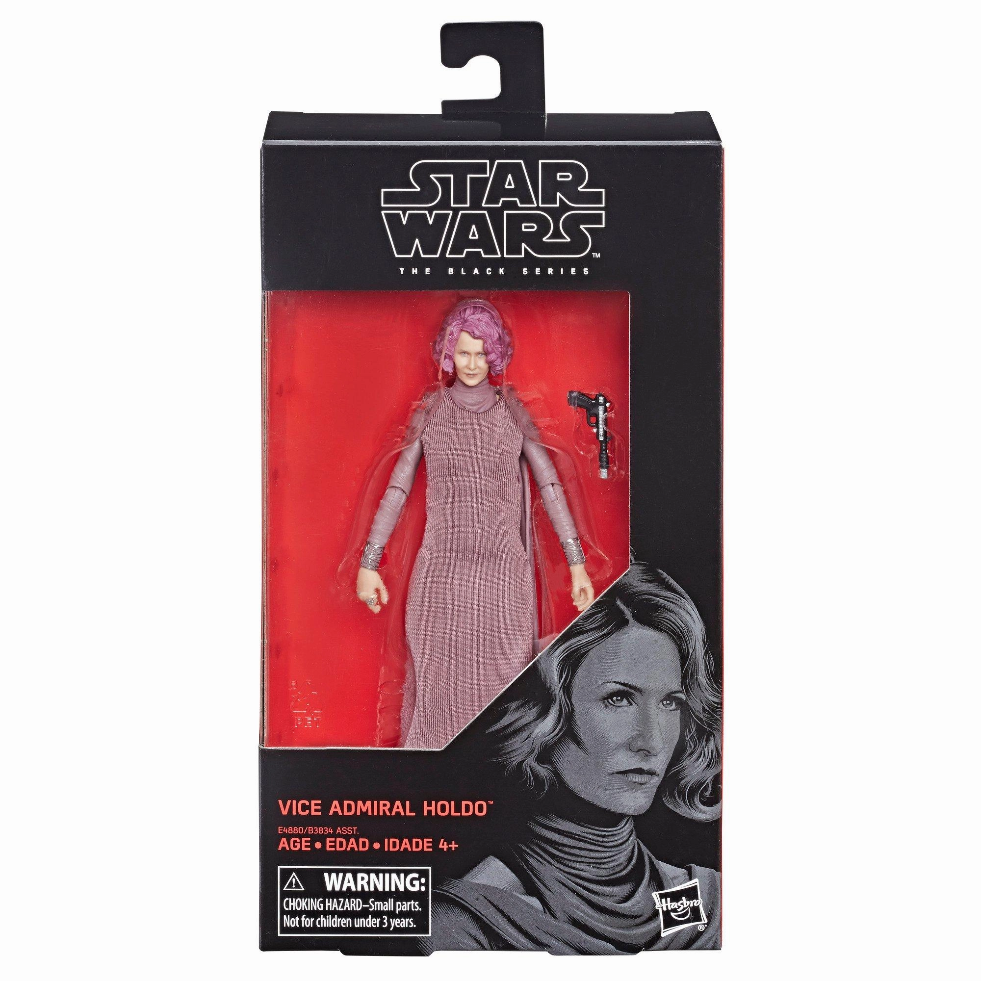 Superhero Hero Designer Art Hasbro Star Wars Black Series Force Awakens #80 Vice Admiral Holdo 6 Inch Action Figure