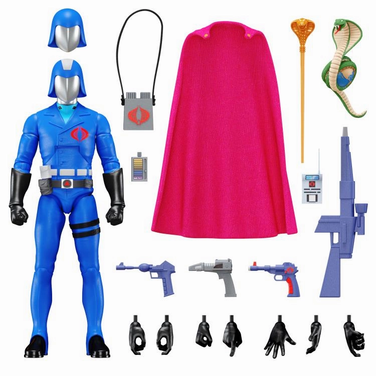 Super7 G.I. Joe Ultimates Cobra Commander Action Figure highly recommended Fairytale Character