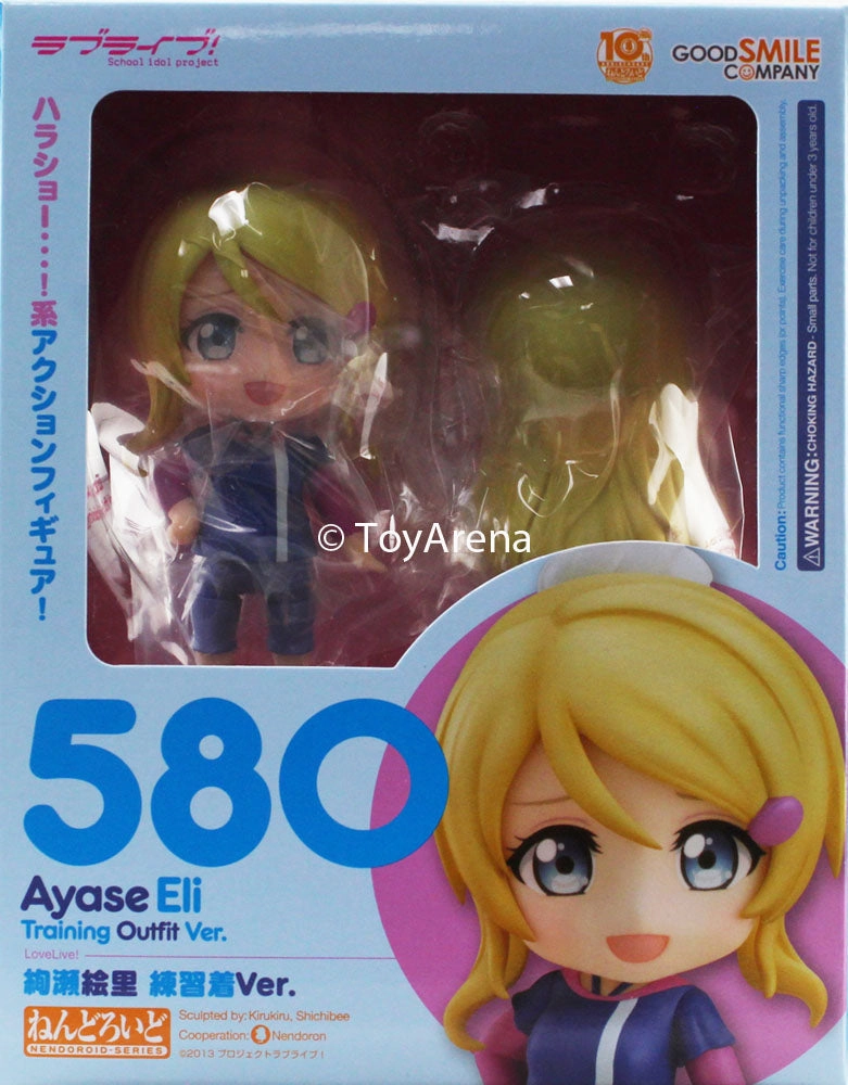 Cat Figurine Gaming Display Nendoroid #580 Eli Ayase Training Outfit Ver. Love Live! School Idol Project