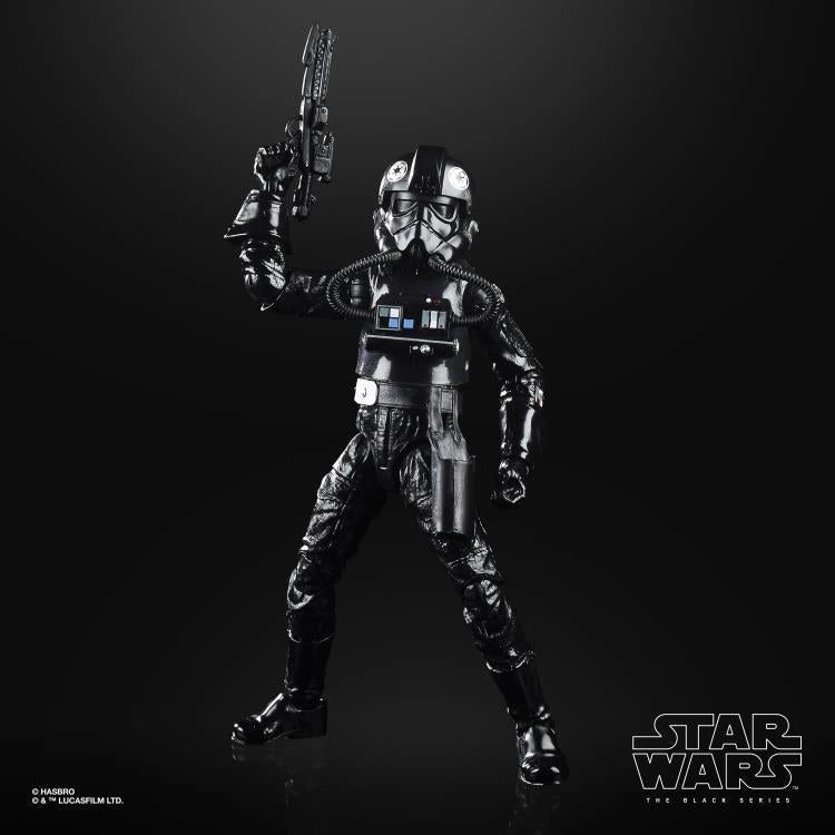 Hasbro Star Wars Black Series 40th Anniversary Empire Strikes Back Imperial Tie Fighter Pilot 6 Inch Action Figure Flying Pose