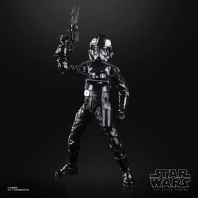 Hasbro Star Wars Black Series 40th Anniversary Empire Strikes Back Imperial Tie Fighter Pilot 6 Inch Action Figure Flying Pose