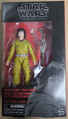 Hasbro Star Wars Black Series #55 Resistance Tech Rose 6 Inch Action Figure Sculpted Art Movie Merch