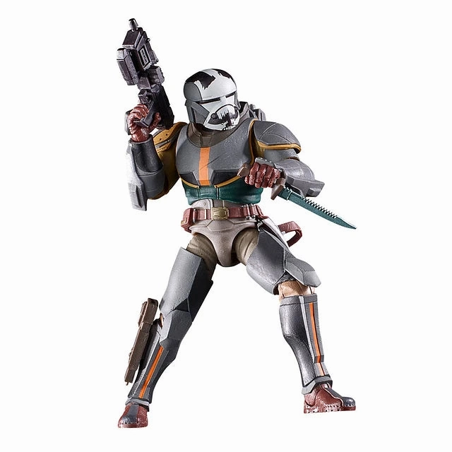 Hasbro Star Wars Black Series The Bad Batch #14 Wrecker (Mercenary Gear) 6 Inch Action Figure Train Model
