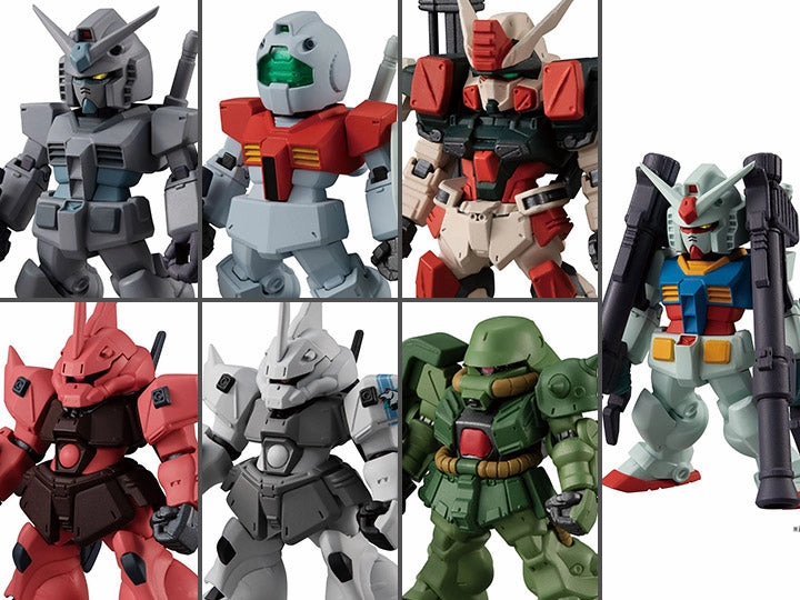 National Symbol Posable Doll Bandai FW Fusion Works Gundam Converge Volume 22 Trading Figure Set of 7