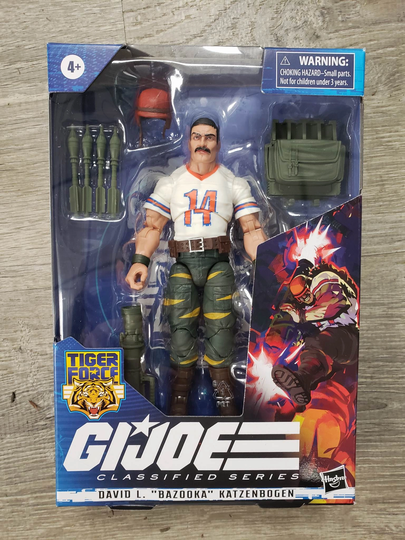 She Shed Hasbro G.I. Joe Classified Series #54 Tiger Force David L. "Bazooka" Katzenbogen Action Figure
