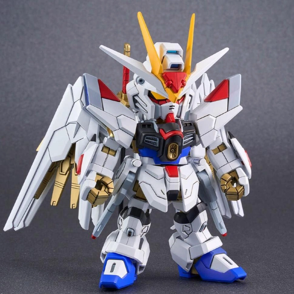 Cartoon Figure Gundam SDCS Cross Silhouette #21 Seed Freedom ZGMF/A-262DP-P Mighty Strike Freedom Model Kit