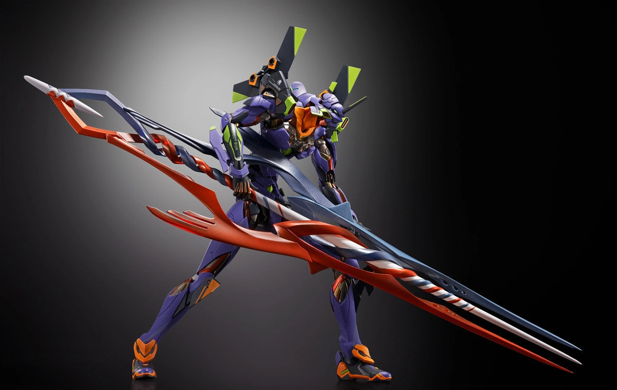 Bandai Metal Build Evangelion EVA-01 Test Type 01 (30th with the Spear of Gaius) Action Figure Deep Sea Diver
